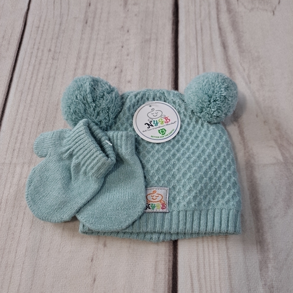 3 FOR 12 SALE Not Your Grandma's Blanket 0-6 Month Hat and Beanie Set